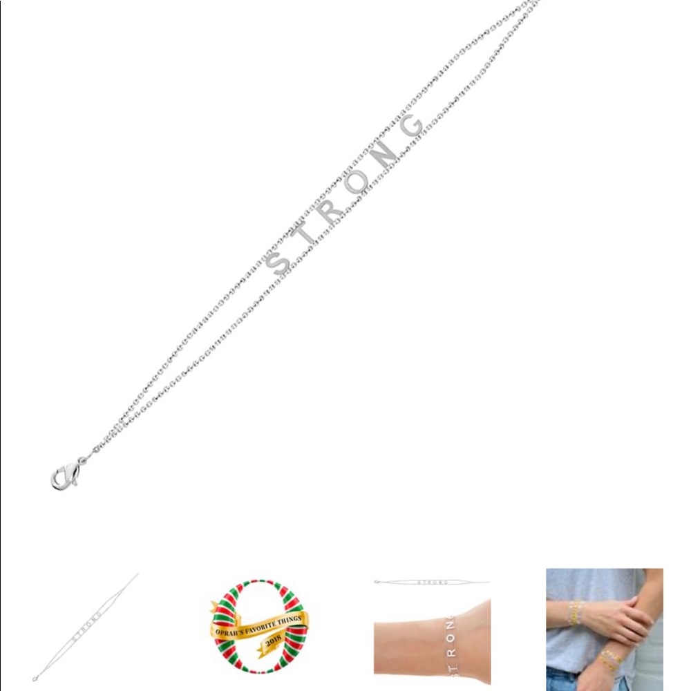 EMPOWERED by Maya J NYC silver bracelet